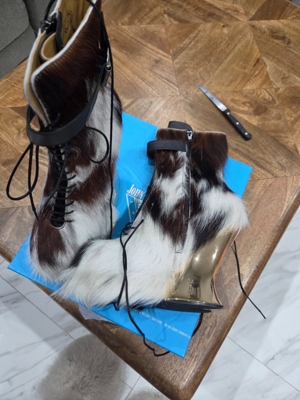 John Fluevog Gallop style boots size 14 W 12 M New
